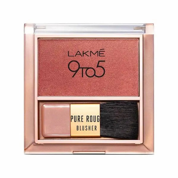 Lakme 9 To 5 Pure Rouge Blusher - Peach Affair - Mytrendzcart
