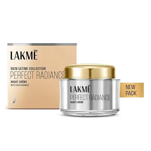 Lakme Absolute Perfect Radiance Brightening Night Cream 50 g|| Daily Repair Face Moisturizer for Illuminated|| Glowing Skin -With Glycerin & Niacinamide - Mytrendzcart