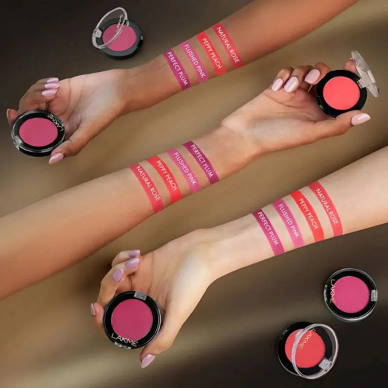 Lakme Face It Blush - Peppy Peach -4 gm - Mytrendzcart