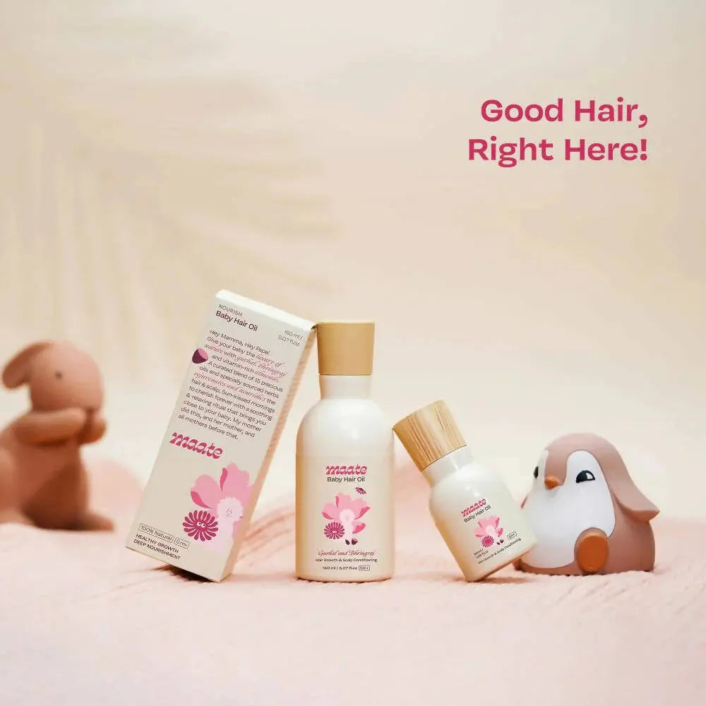 Maate Baby Hair Oil | Protein Rich Oil for Baby Hair Growth -50 ml - Mytrendzcart