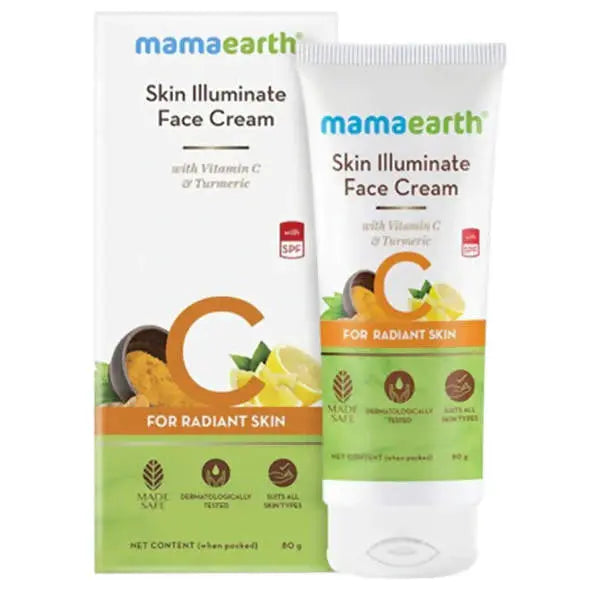 Mamaearth Skin Illuminate Face Cream For Radiant Skin -80 gm - Mytrendzcart