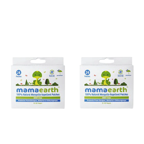 Mamaearth Natural Repellent Mosquito Patches for Babies, 24 pcs -Pack of 1 Mytrendzcart