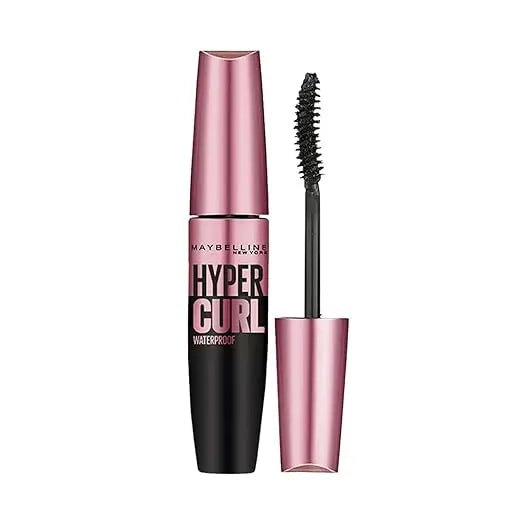 Maybelline New York Mascara, Curls Lashes, Highly Pigmented Colour, Long-lasting, Waterproof, Hypercurl , Black, 9.2ml - Mytrendzcart