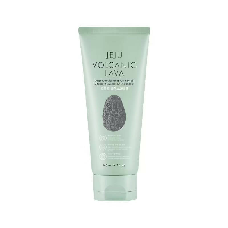 The Face Shop Jeju Volcanic Lava Scrub Foam - Korean Skincare - Mytrendzcart