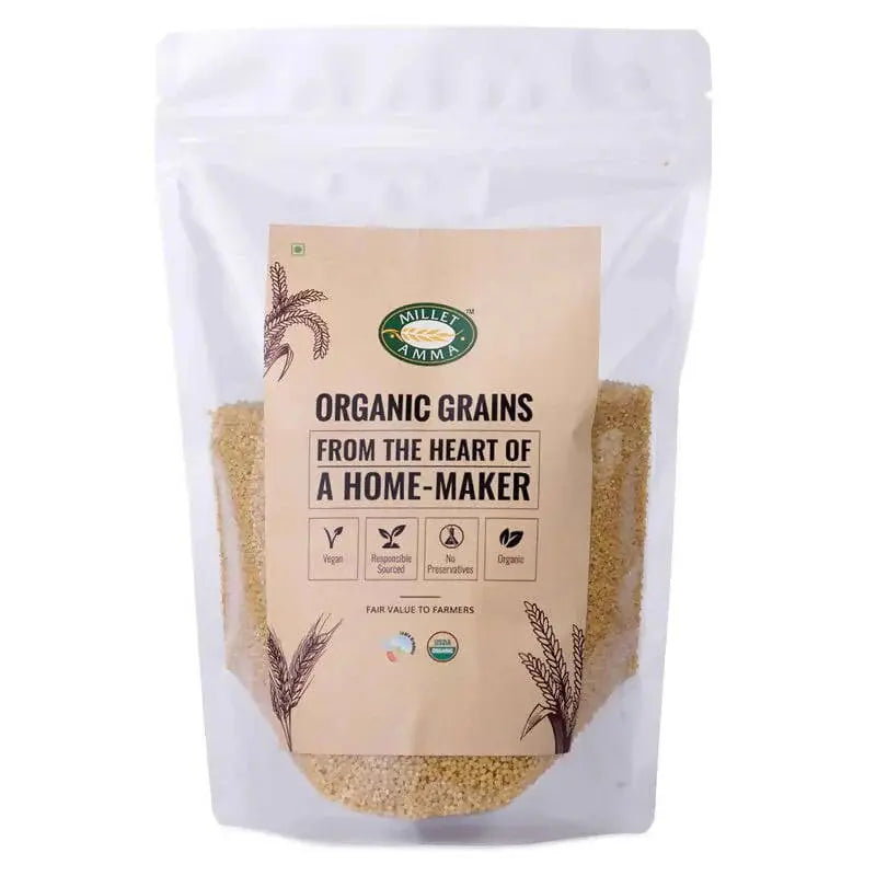 Millet Amma Organic Foxtail Millet Grains -500 gm - Mytrendzcart