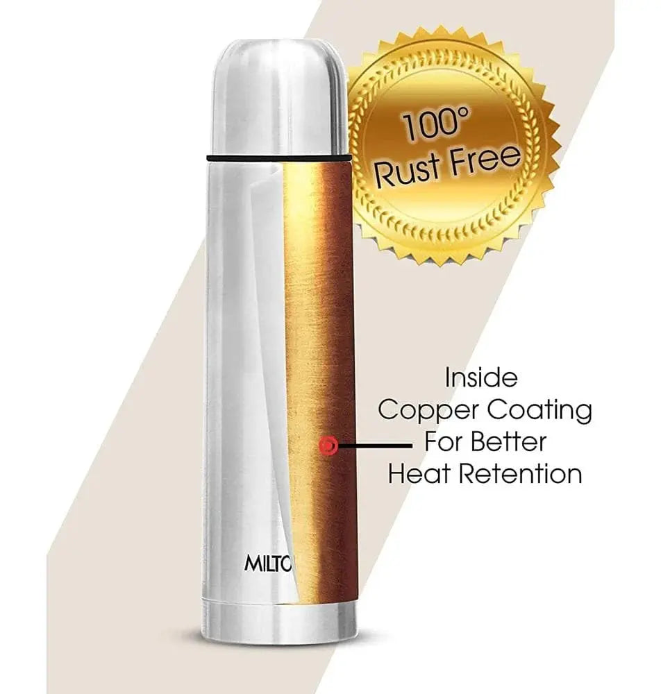 Milton Steel Hot & Cold Bottle, 1000 ml - Mytrendzcart