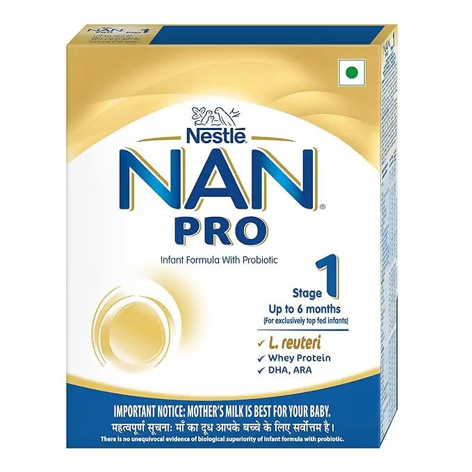Nestlé Nan Pro 1 Infant Formula With Probiotic (Up To 6 Months), Stage 1-400G Bag-In-Box Pack, Powder - Mytrendzcart