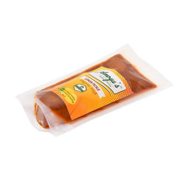 Amoga's Pickles Factory Andhra Style Lemon Pickle -250 gm Mytrendzcart