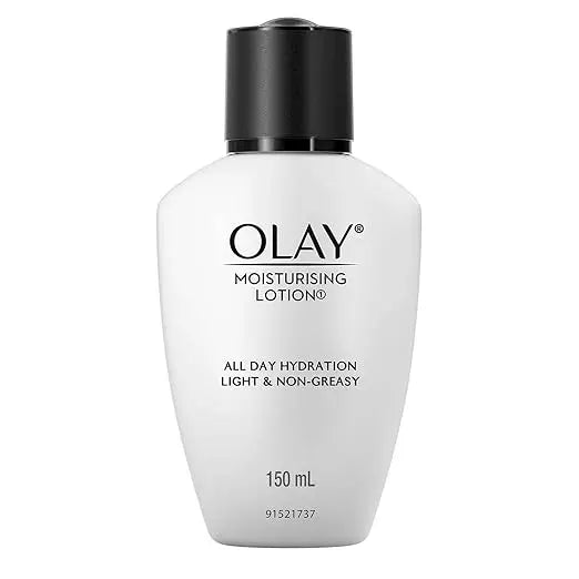 Olay Moisturising Lotion | Hydrates and Locks in Moisture | Light Weight and Non Greasy | With Coconut & Castor Seed Oil | Normal, Oily, Dry & Combination Skin l 150ml - Mytrendzcart