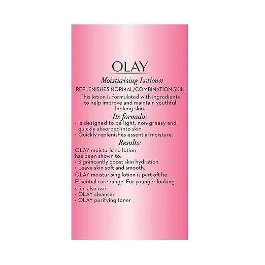 Olay Moisturising Lotion | Hydrates and Locks in Moisture | Light Weight and Non Greasy | With Coconut & Castor Seed Oil | Normal, Oily, Dry & Combination Skin l 150ml - Mytrendzcart