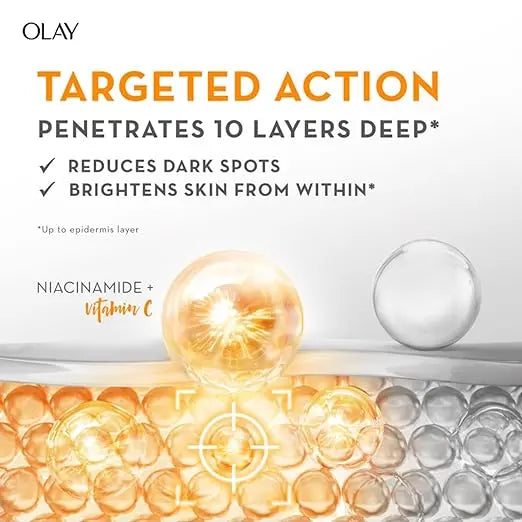 Olay Vitamin C Kit for 2X Glow | Vitamin C Serum with Free Cleanser l Even Glow and Smooth Texture | With Niacinamide l Normal, Oily, Dry & Combination Skin l Parabens & Sulphate free | Pack of 2 - Mytrendzcart