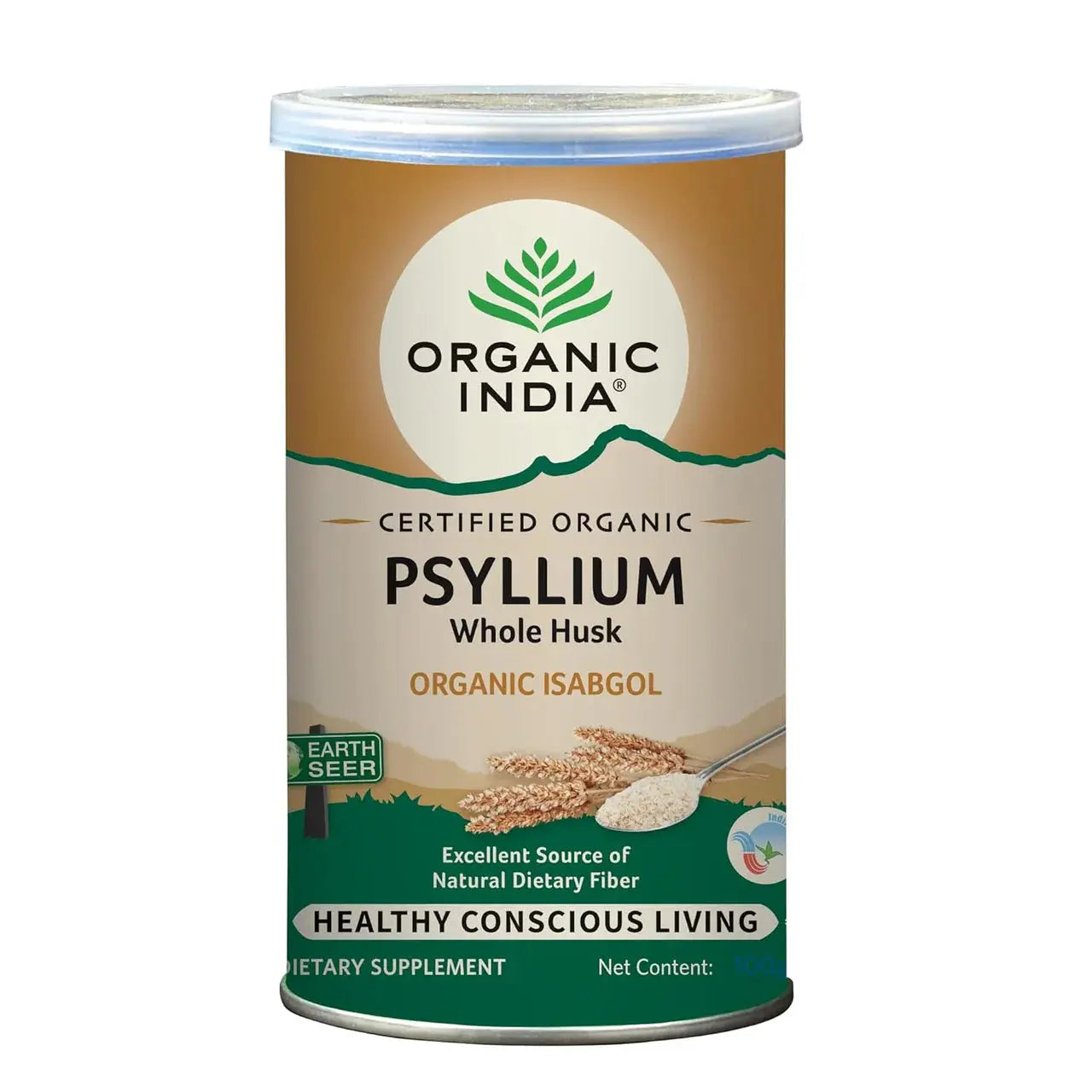 Organic India Psyllium Husk 100 Gram -100 gm - Mytrendzcart