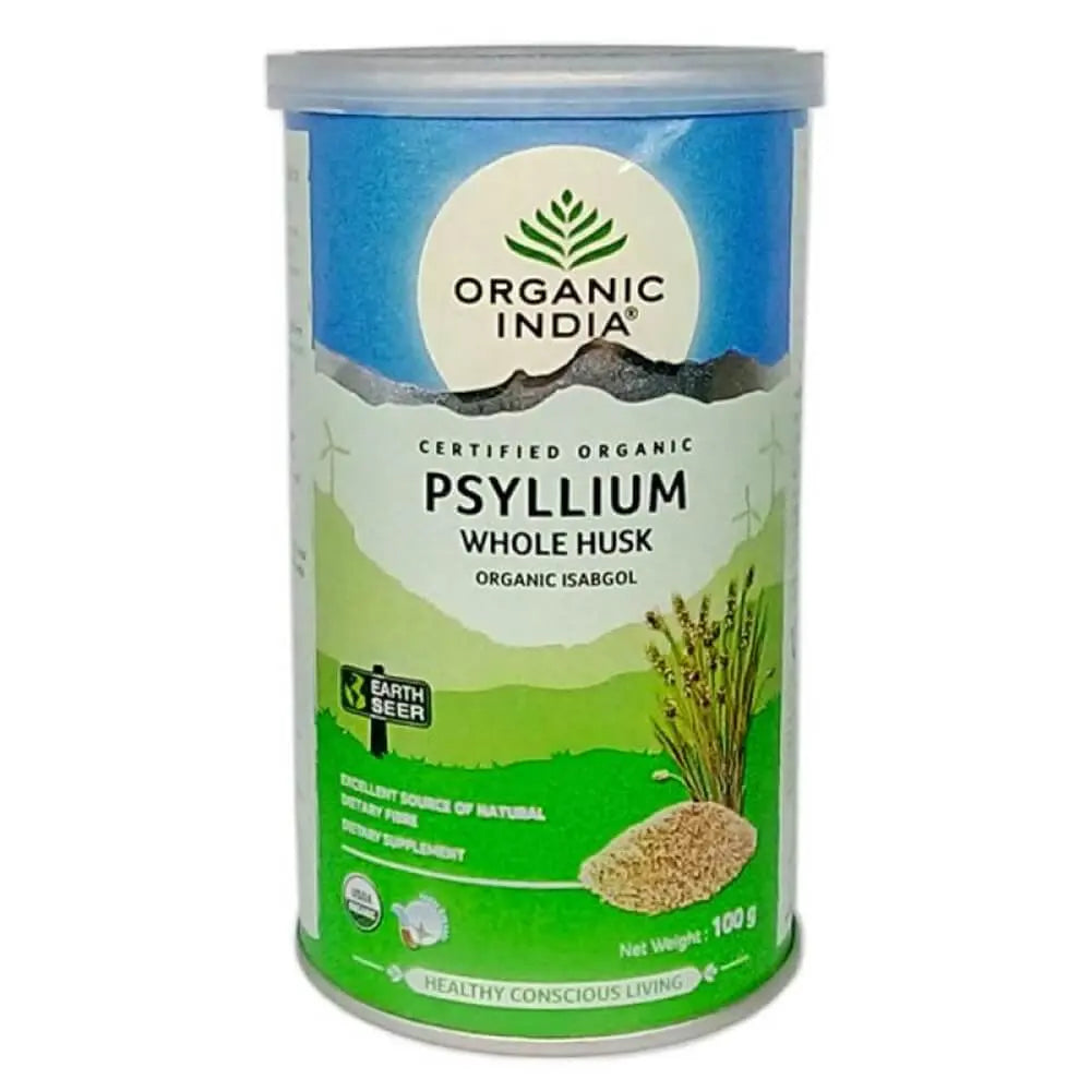 Organic India Psyllium Husk 100 Gram -100 gm - Mytrendzcart