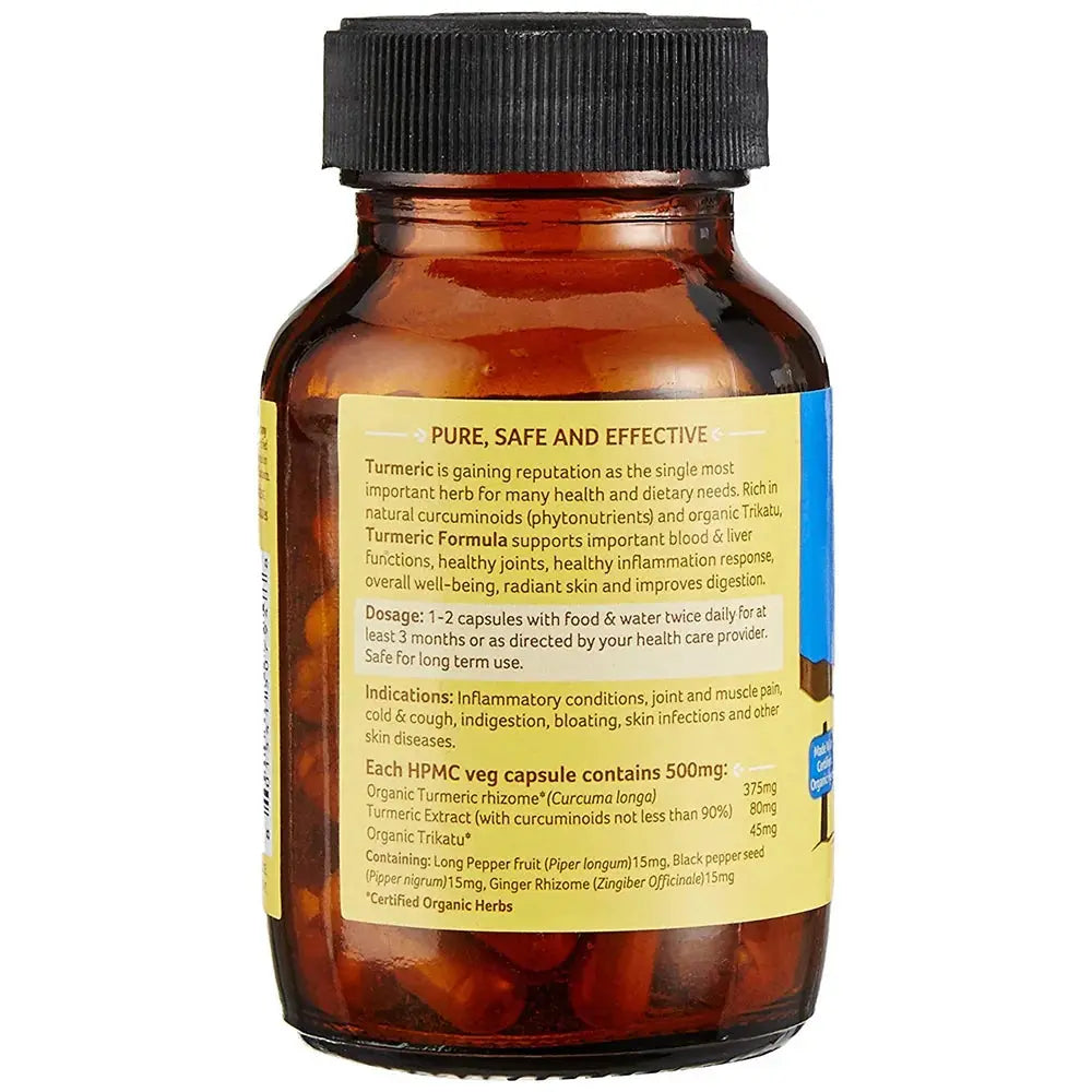 Organic India Turmeric Formula 60 Cap - Mytrendzcart