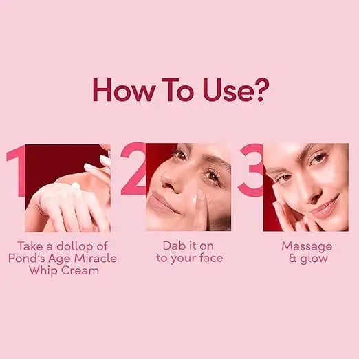 POND'S Age Miracle Whip Cream, 35g - Mytrendzcart