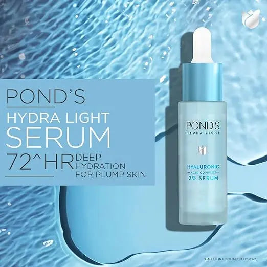 POND'S Hydra Light hyaluronic acid complex 2% Serum for 72 Hr Deep Hydration 28ml - Mytrendzcart
