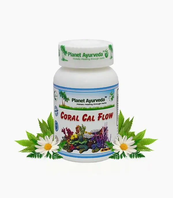 Planet Ayurveda Coral Cal Flow Capsules - Mytrendzcart