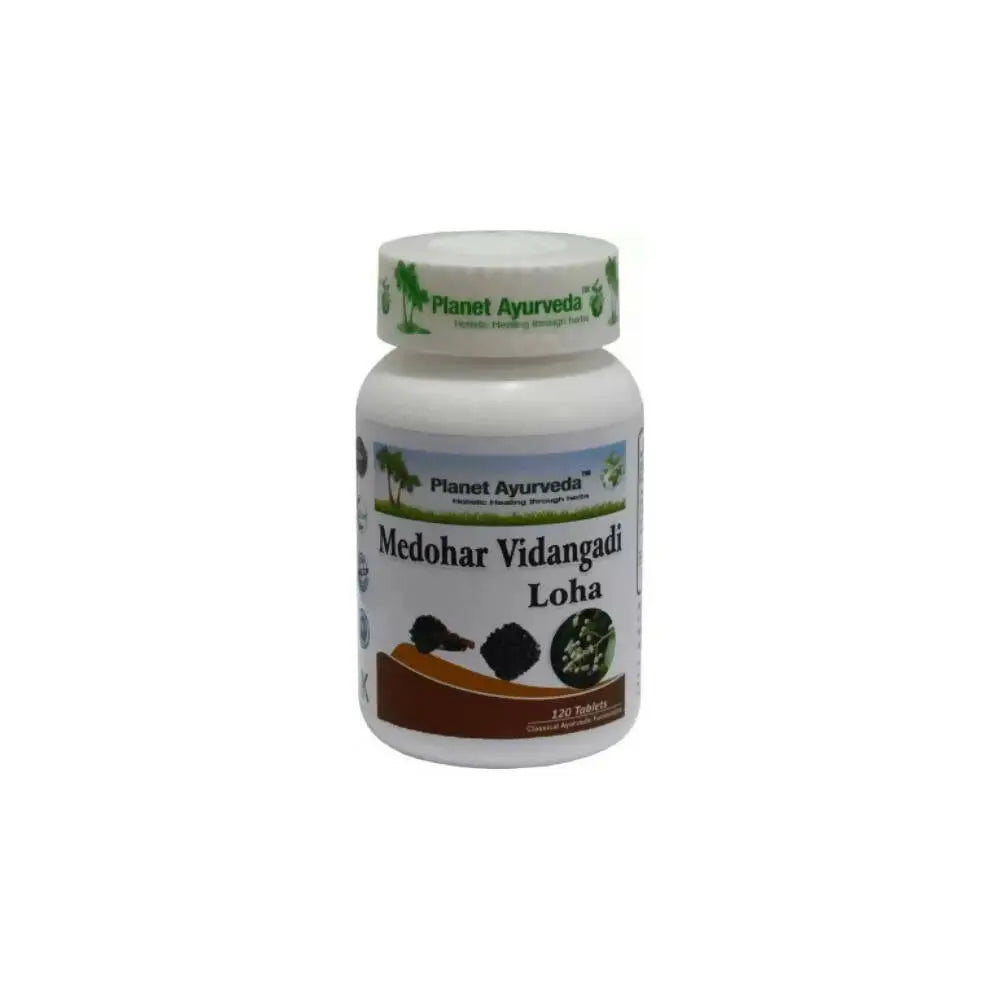 Planet Ayurveda Medohar Vidangadi Loha Tablets - Mytrendzcart