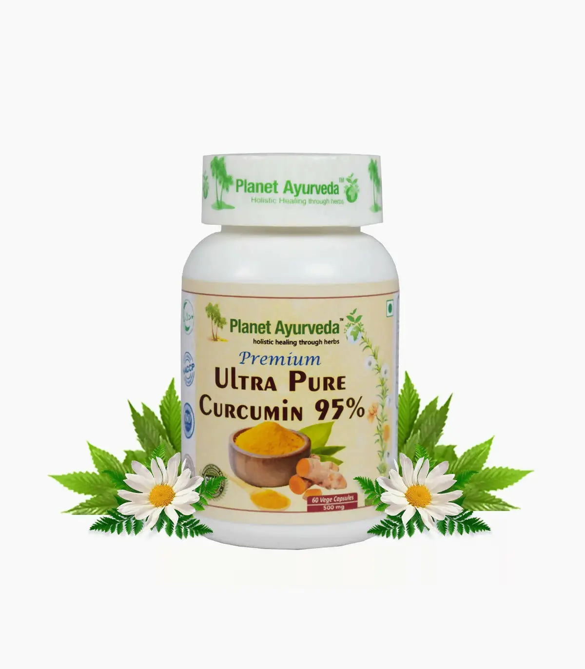Planet Ayurveda Premium Ultra Pure Curcumin 95% Capsules - Mytrendzcart
