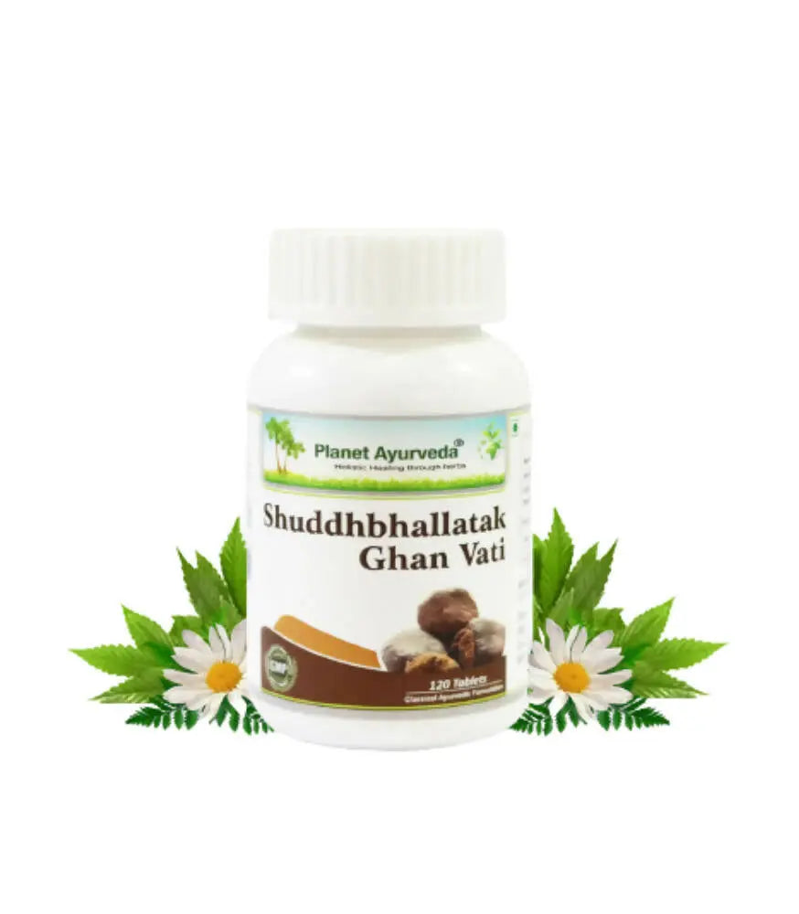 Planet Ayurveda Shuddhbhallatak Ghan Vati - Mytrendzcart