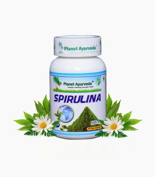 Planet Ayurveda Spirulina Capsules - Mytrendzcart