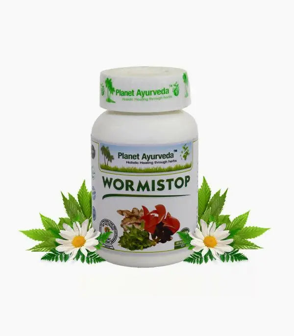Planet Ayurveda Wormistop Capsules - Mytrendzcart