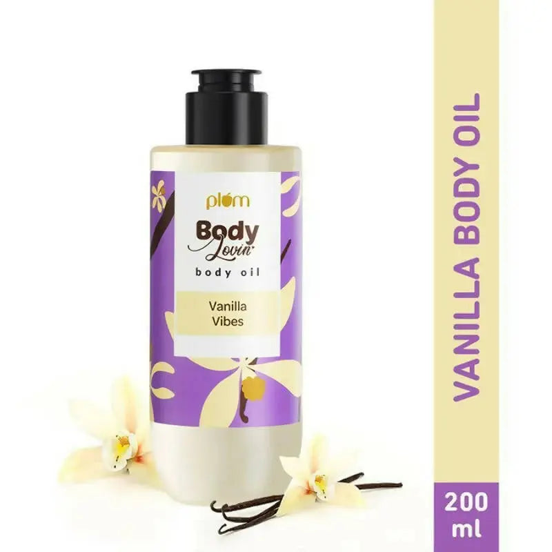 Plum BodyLovin' Vanilla Vibes Body Oil -200 ml - Mytrendzcart