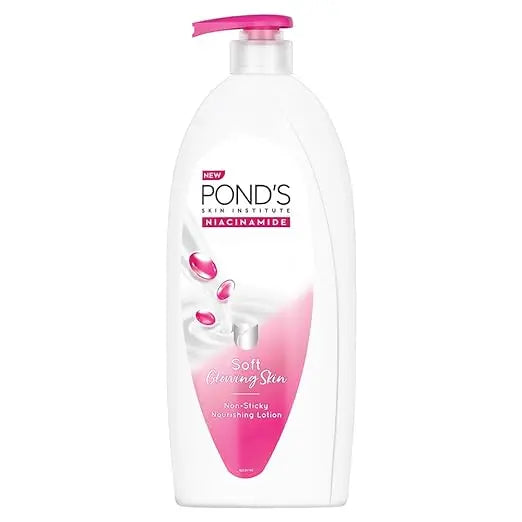 Ponds, Moisturizing Body Lotion, 600ml, for silky soft, smooth, radiant skin, with Niacinamide, 3X Moisturization, Lightweight, Non-Sticky, Quick Absorbing - Mytrendzcart
