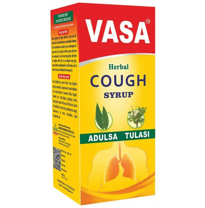 Sandu Vasa Herbal Cough Syrup with Adulsa & Tulsi - Mytrendzcart