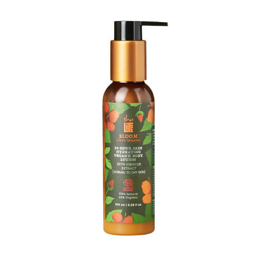 Isha Life 24 Hours Skin Hydrating Organic Body Lotion With Hibiscus Extract - Mytrendzcart