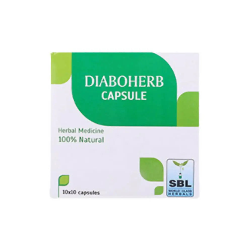 SBL Homeopathy Diaboherb Capsules - Mytrendzcart