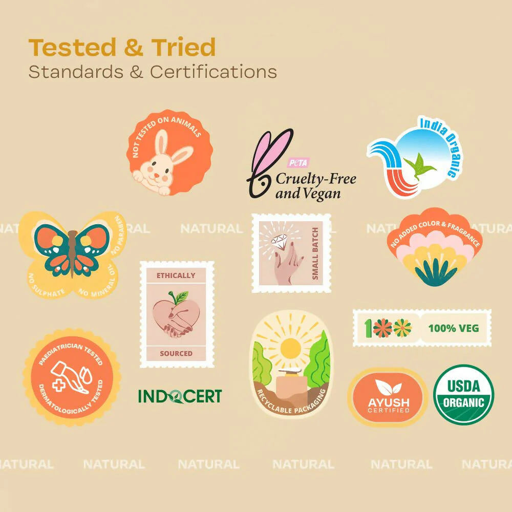 Maate Baby Daily Cleansing Combo - Baby Body Wash & Baby Shampoo -Combo Mytrendzcart