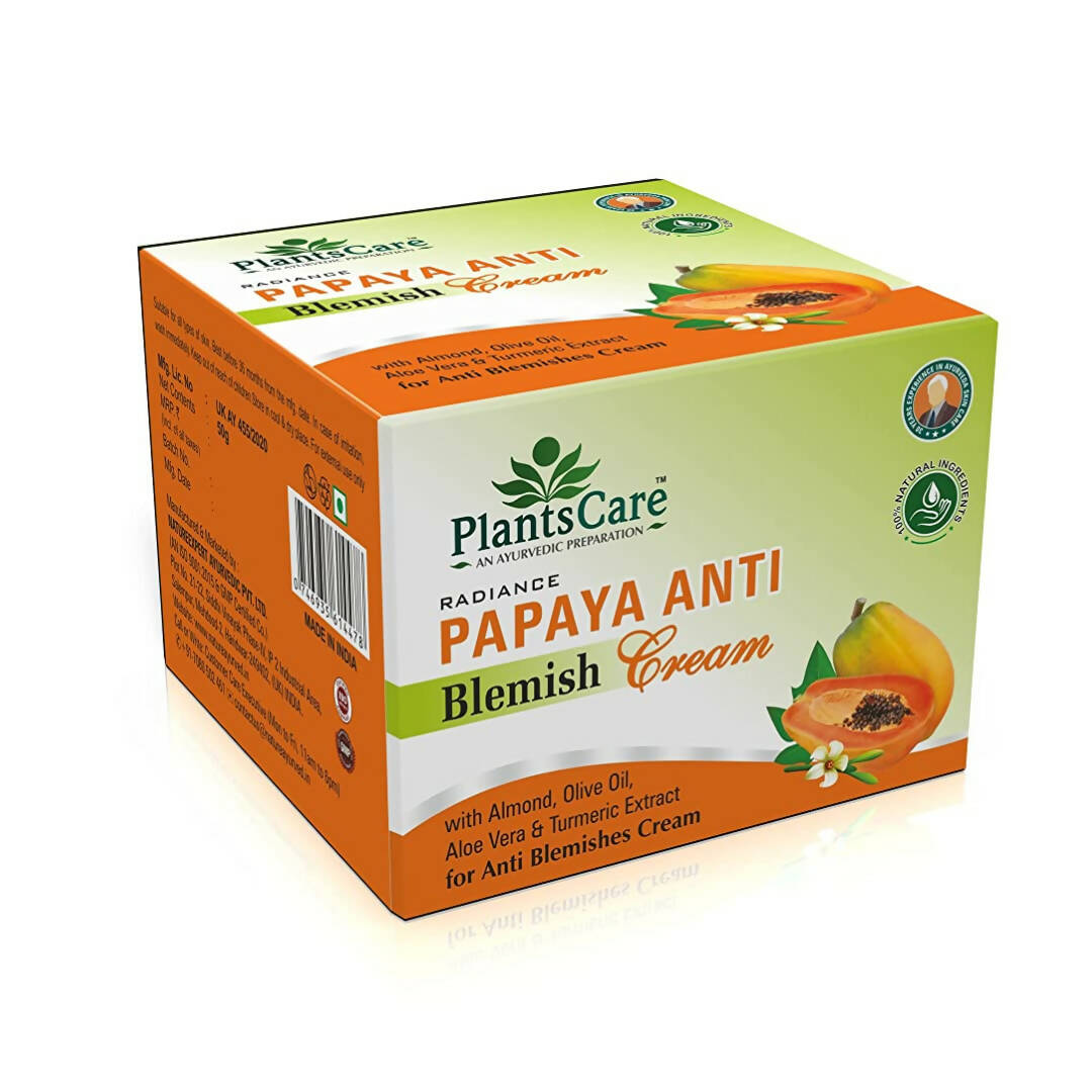 Plants Care Papaya Anti Blemish Cream - Mytrendzcart