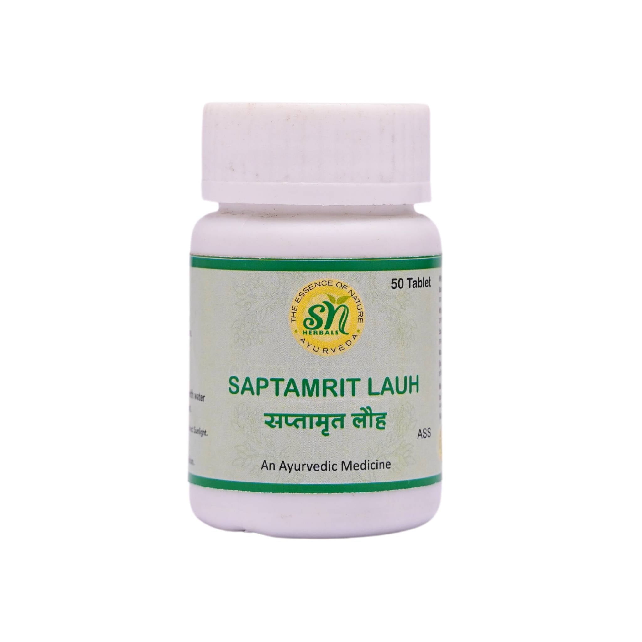 SN Herbals Saptamrit Lauh Tablets - Mytrendzcart