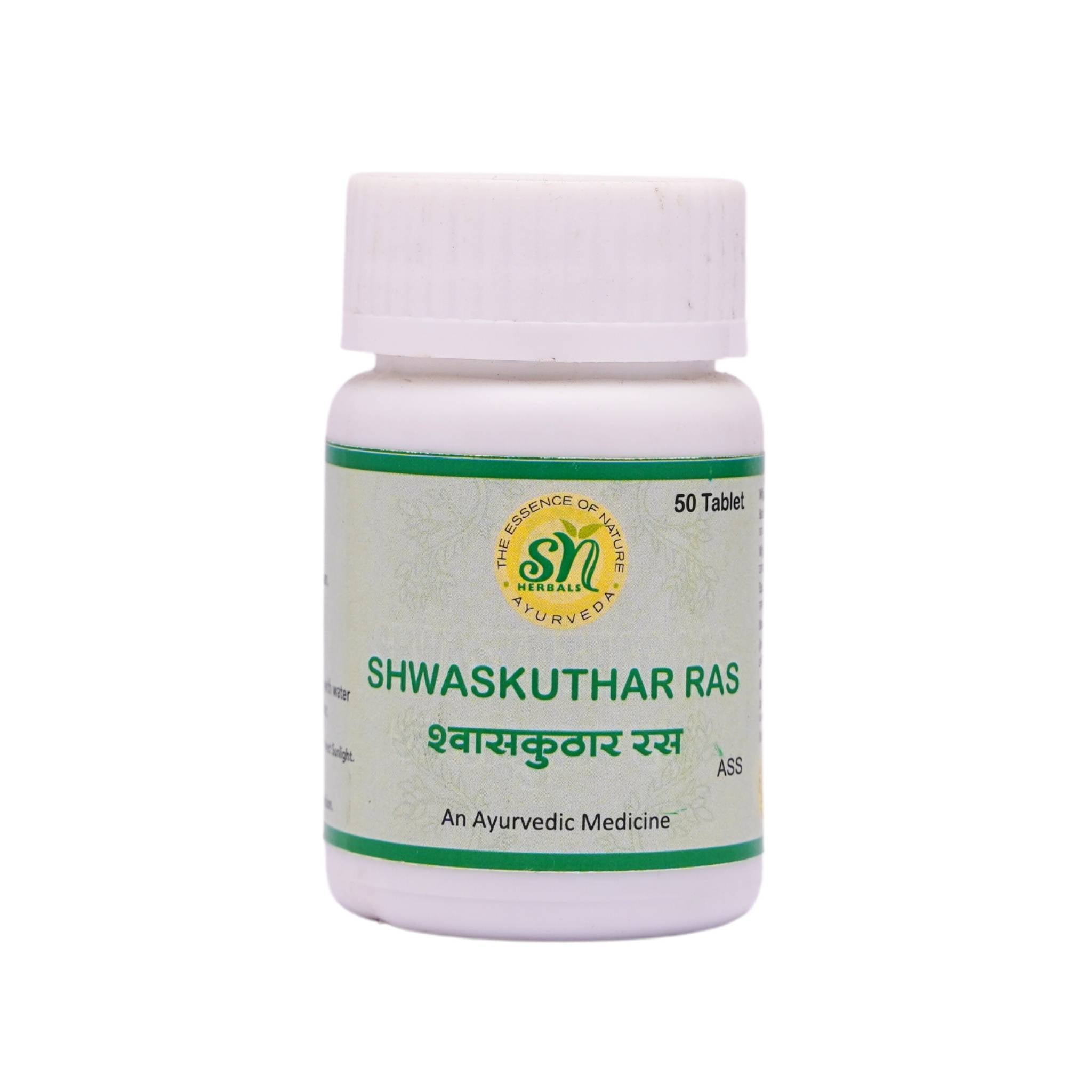SN Herbals Shwaskuthar Ras Tablets - Mytrendzcart