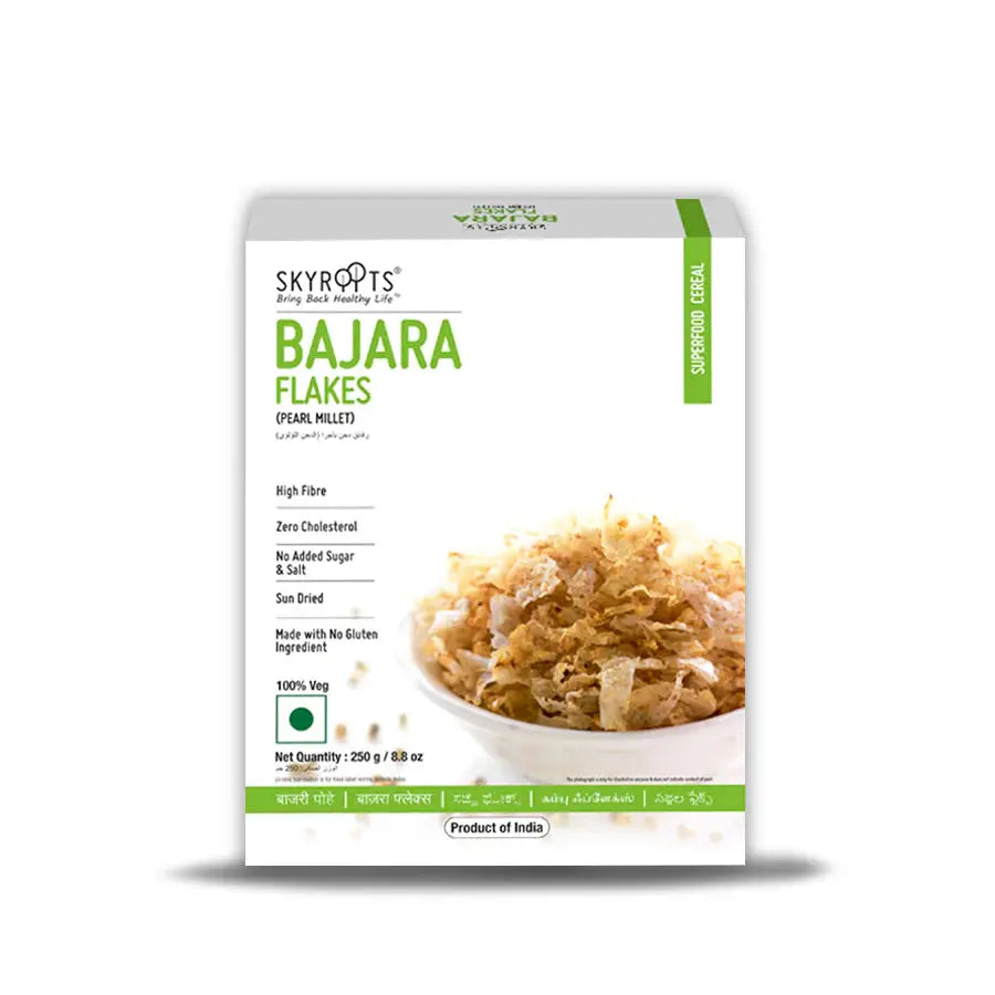 Skyroots Bajara (Pearl Millet) Flakes -250 gm - Mytrendzcart