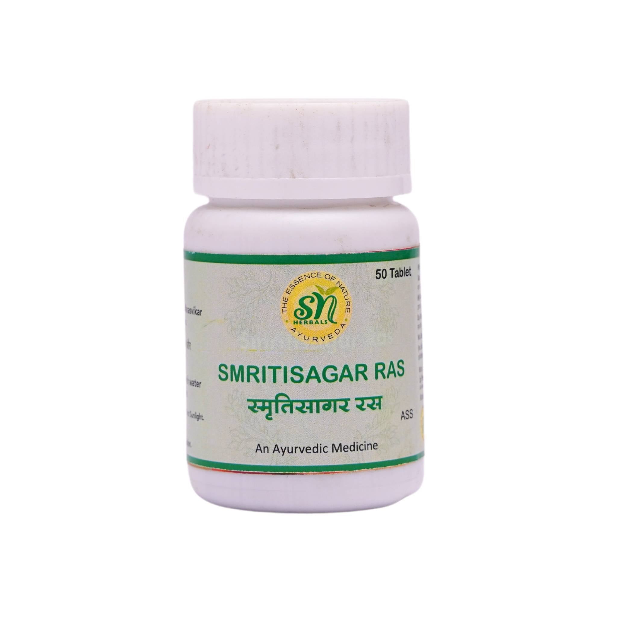 SN Herbals Smritisagar Ras Tablets - Mytrendzcart
