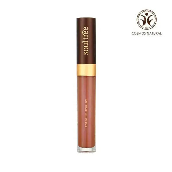 Soultree Ayurvedic Lip Gloss - Coral Pink -5 gm - Mytrendzcart