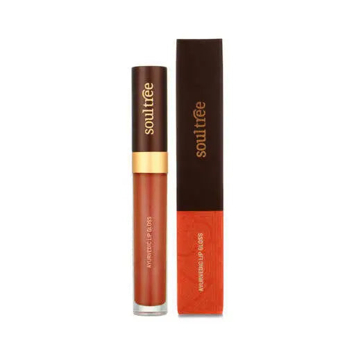 Soultree Ayurvedic Lip Gloss - Rich Earth -5 gm - Mytrendzcart