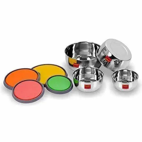 Stainless Steel Food Storage Airtight & Leak Proof - Set of 4 Containers - Mytrendzcart