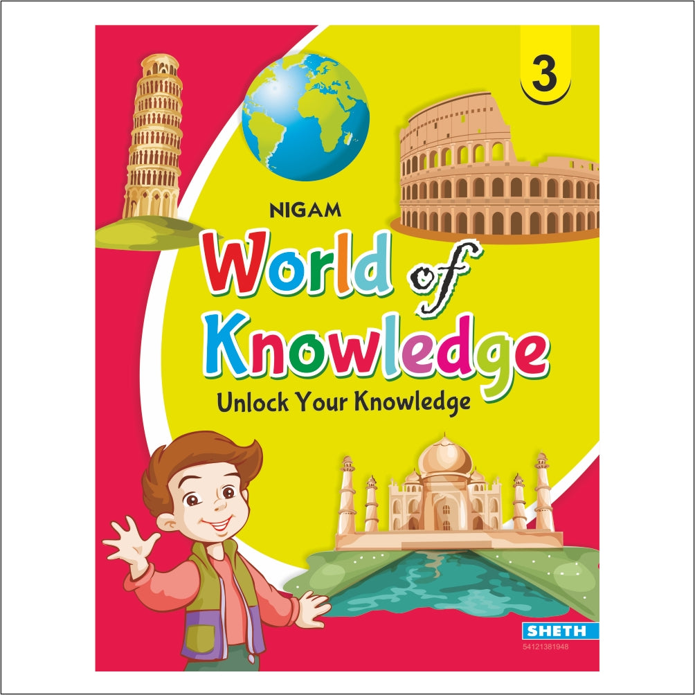 Self Enhancement Student Workbooks Grade 3| Set of 4| Computer-Grammar-World of Knowledge-Value Education| Ages 8-9 Year - Mytrendzcart