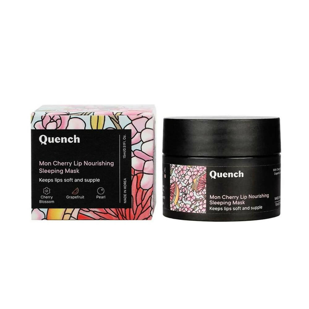 Quench Botanics Mon Cherry Lip Nourishing Sleeping Mask - Korean Skincare - Mytrendzcart