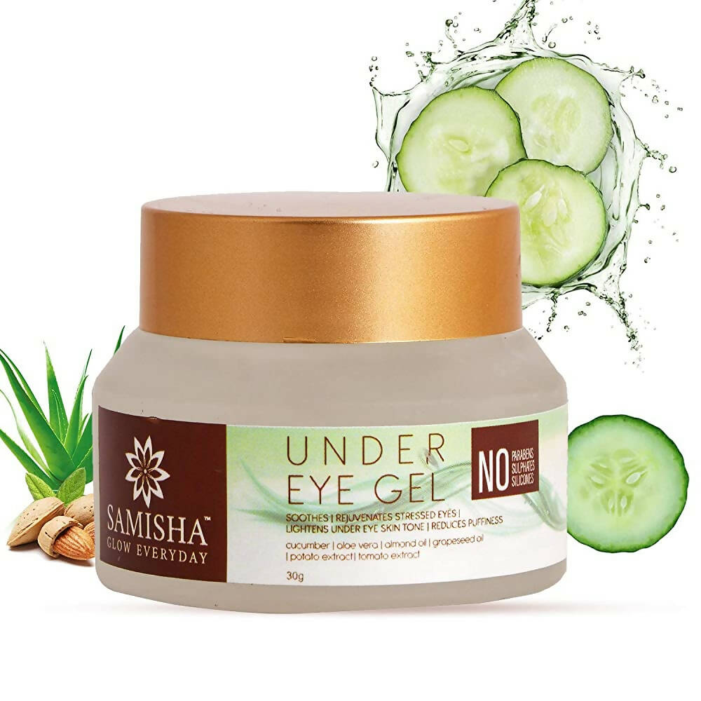 Samisha Organic Under Eye Dark Circles Removal Cream Gel - Mytrendzcart