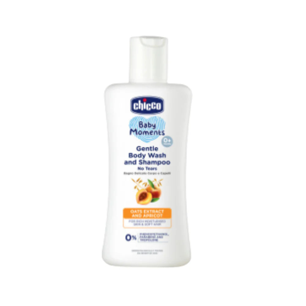 Chicco Baby Moments Gentle Body Wash And Shampoo -100 ml Mytrendzcart