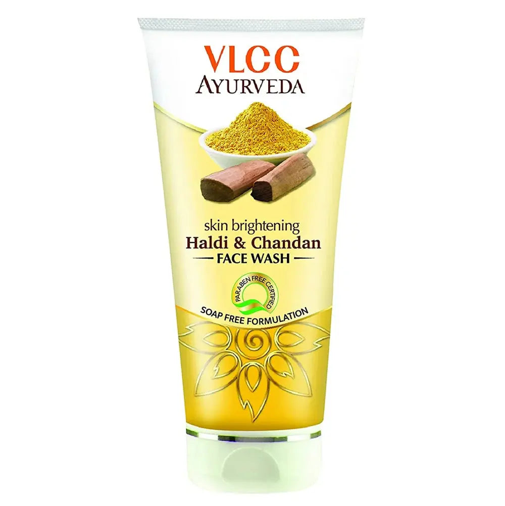 VLCC Skin Brightening Haldi & Chandan Face Wash -100ml - Pack of 1 - Mytrendzcart