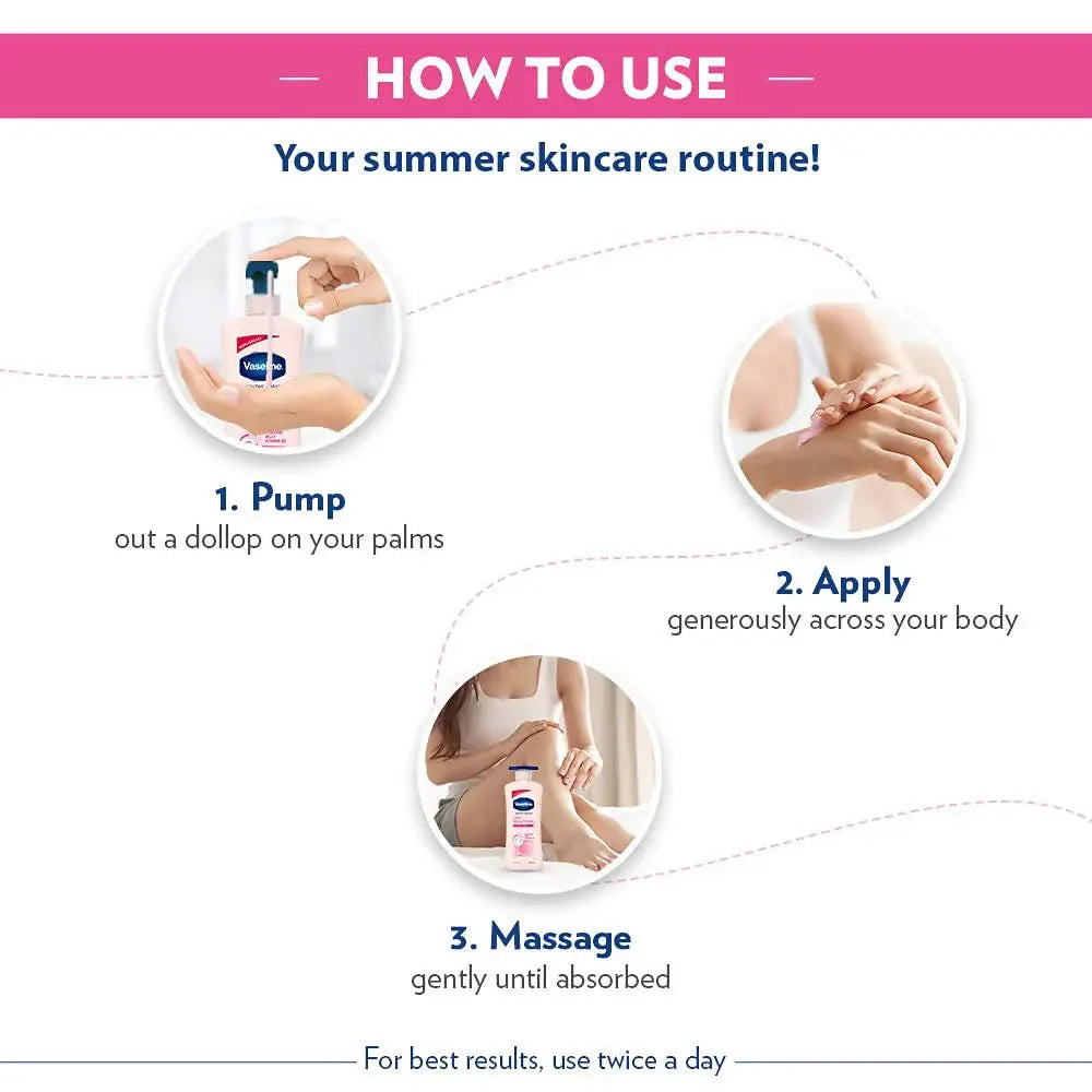 Vaseline Healthy Bright Daily Brightening Body Lotion -100 ml - Mytrendzcart