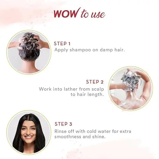 WOW Skin Science Apple Cider Vinegar Shampoo with DHT Blockers | Gentle & Natural Detox Formula that Helps Remove Buildup | Natural Ingredients | No Sulphate No Paraben | PH Balanced | For Men & Women – 300ml - Mytrendzcart