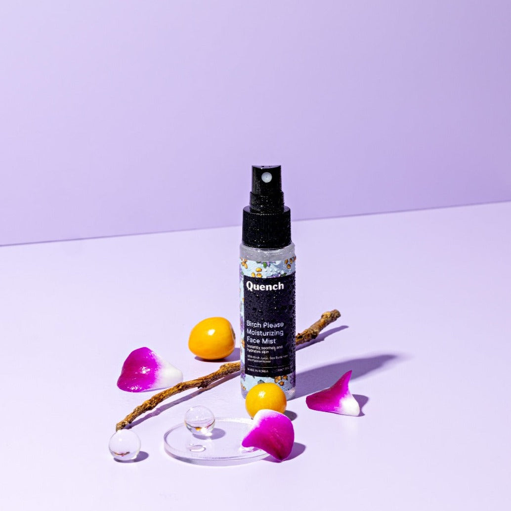 Quench Botanics Birch Please Moisturizing Face Mist, Instant Soothes & Hydrate - Korean Skincare - Mytrendzcart
