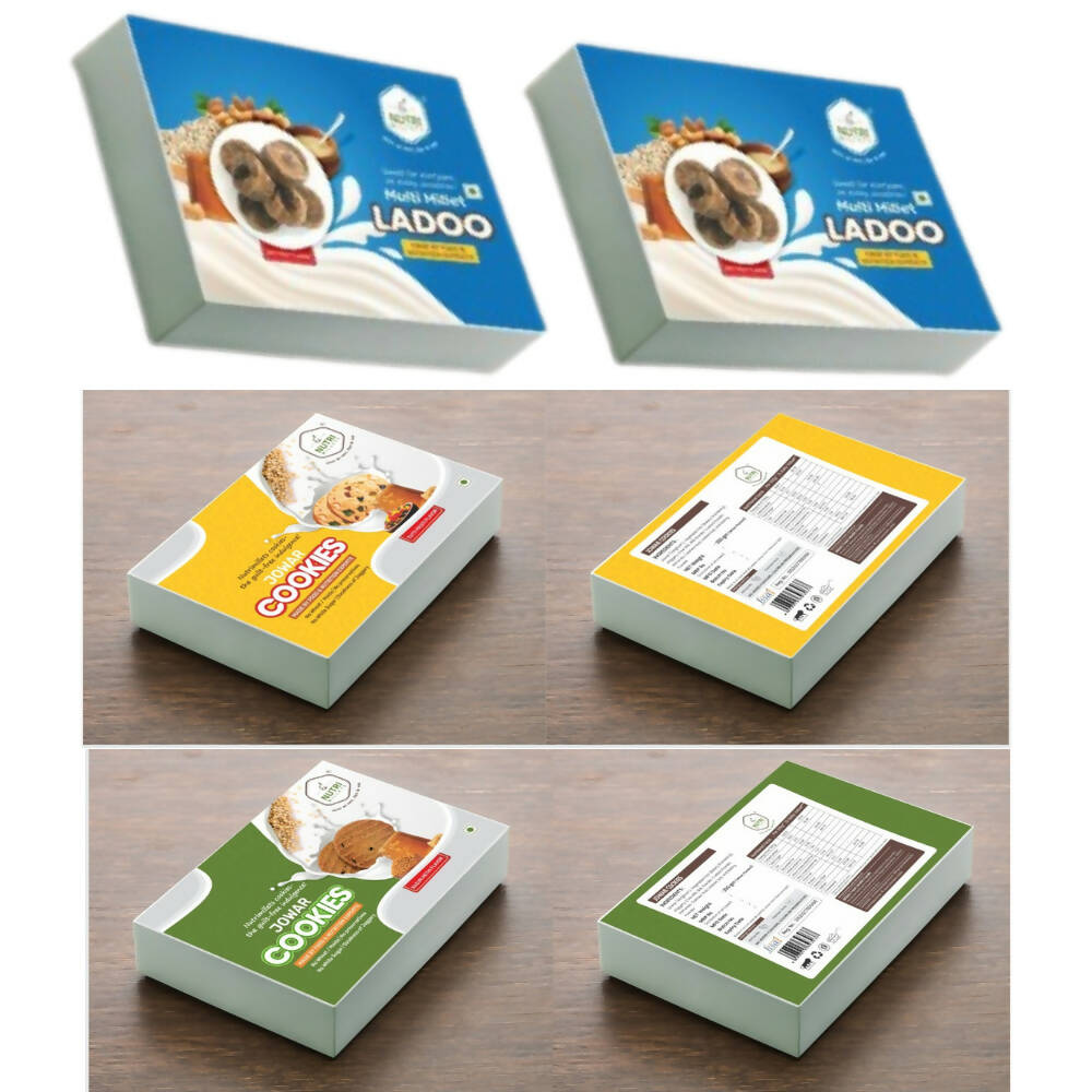 NutriMillets - Multi Millets Laddu + Nutrimillets Cookies Combo - Mytrendzcart