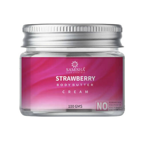Samisha Organic Stretch Marks Remover Strawberry Body Butter Cream - Mytrendzcart